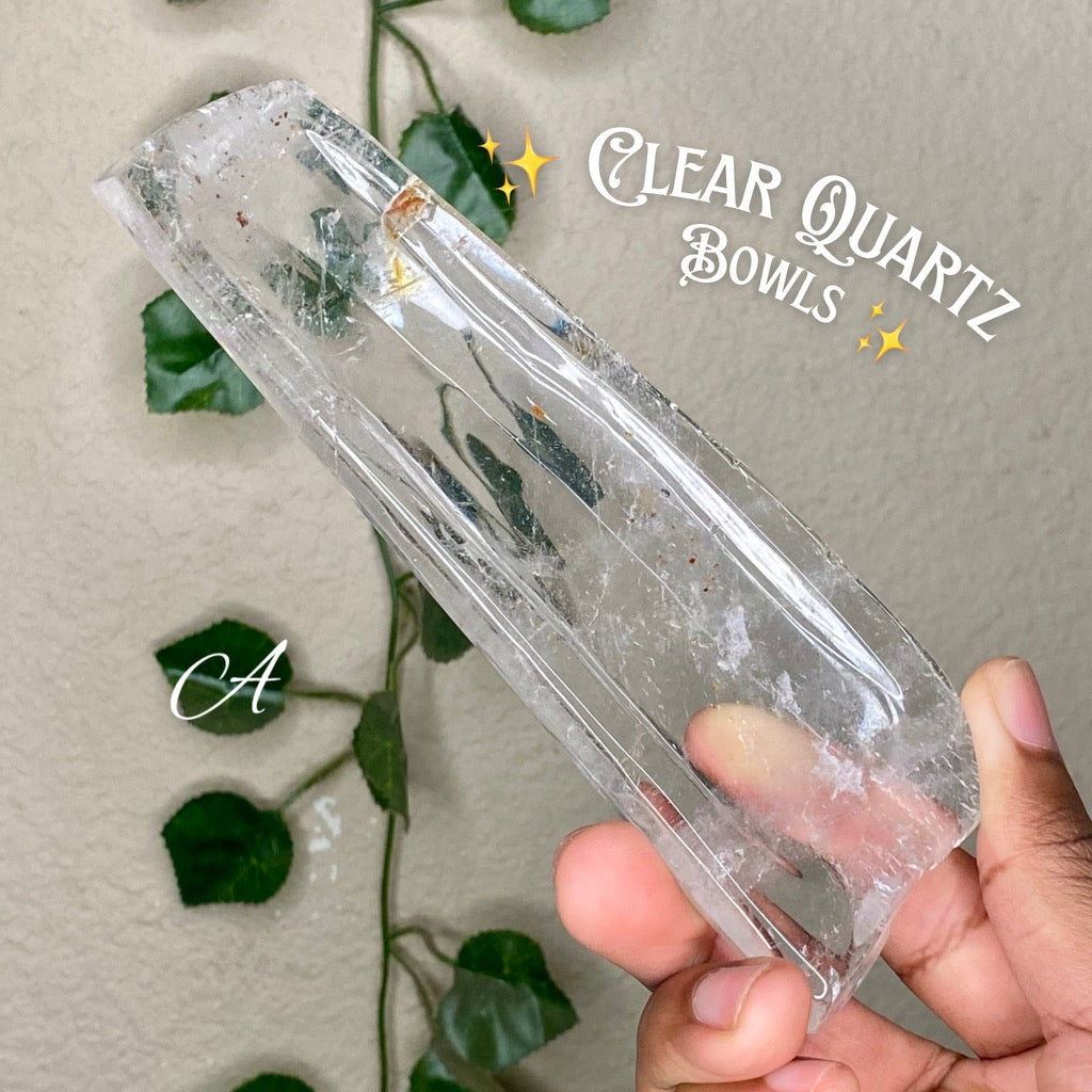 Clear Quartz Bowls