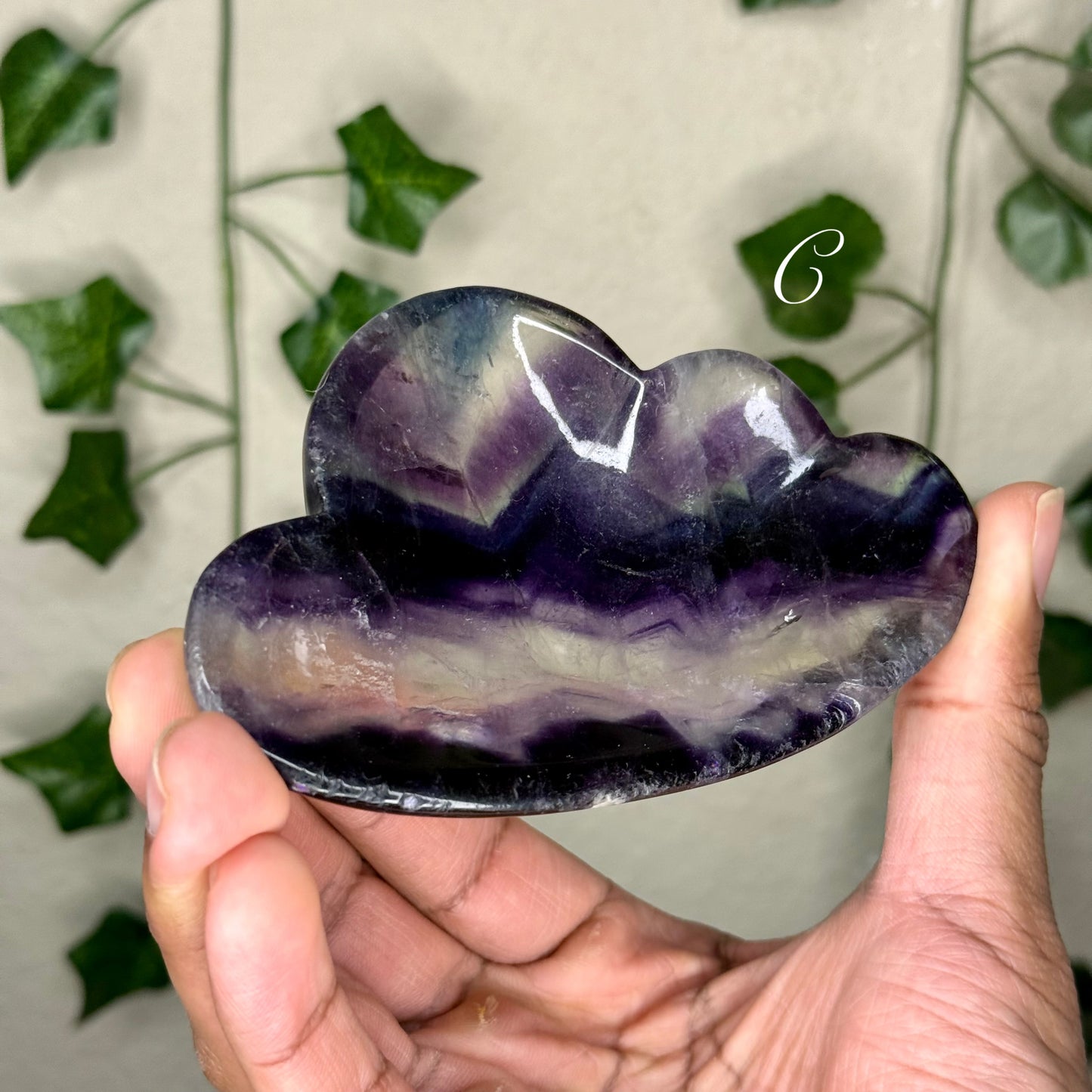Rainbow Fluorite Cloud Bowls