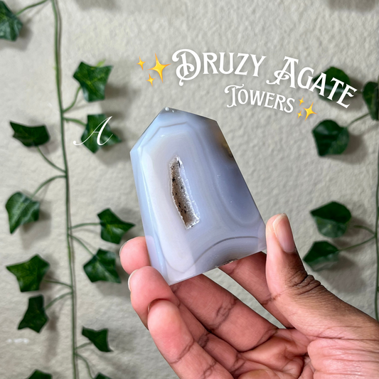 Druzy Agate Towers