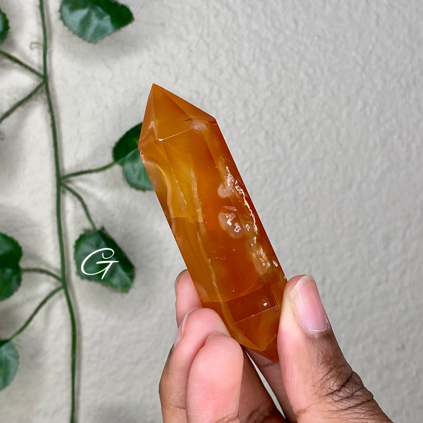 Carnelian X Flower Agate DT's