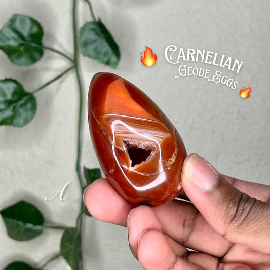 Carnelian Geode Eggs