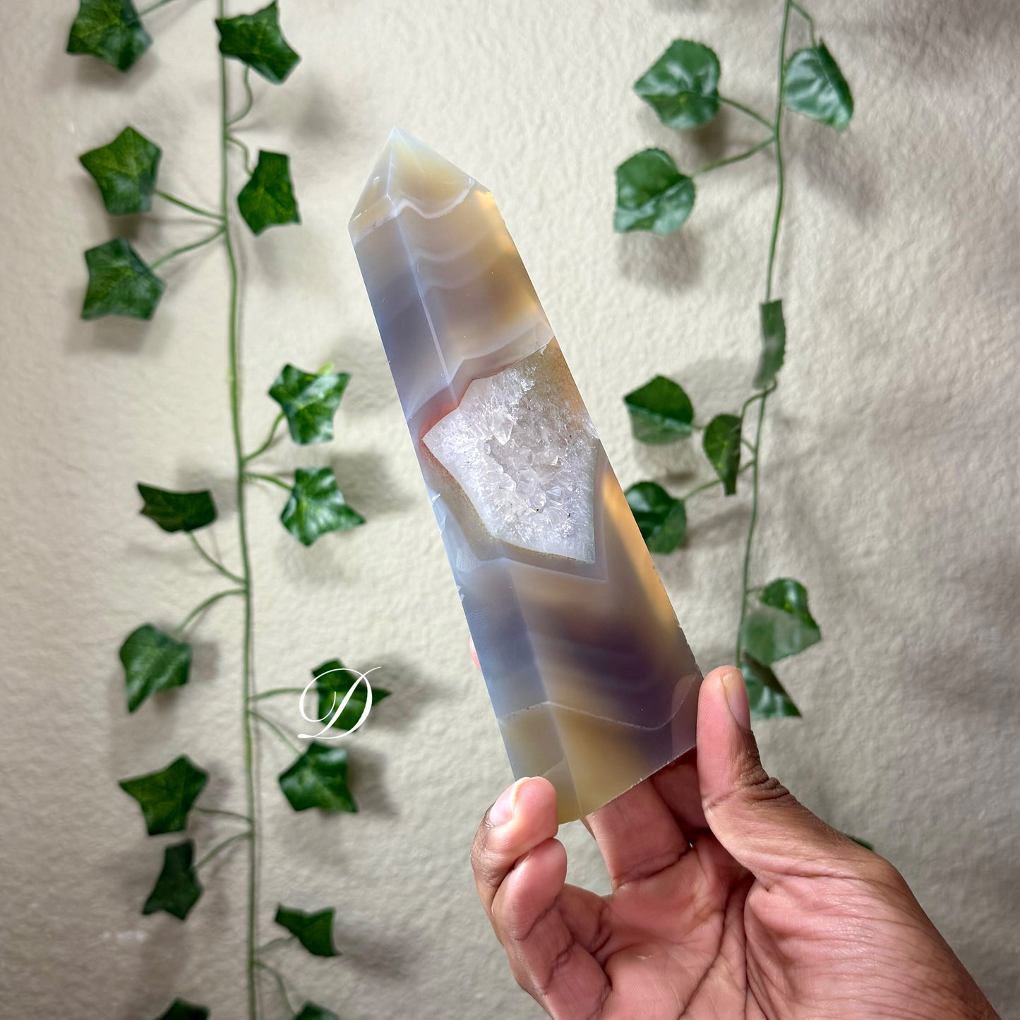 Amethyst Druzy Agate Towers