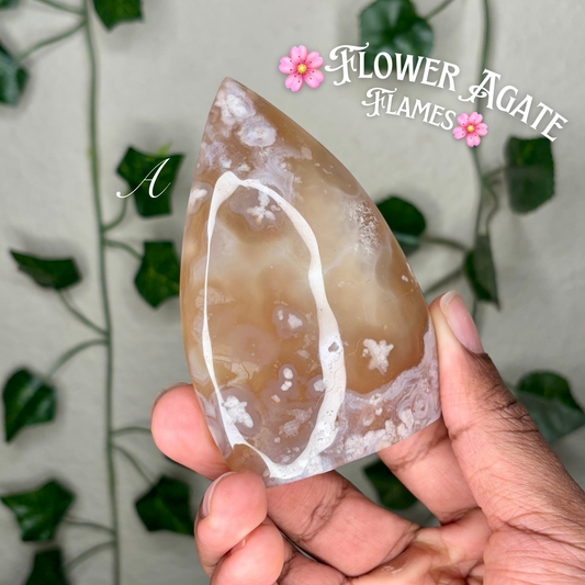 Flower Agate Flames