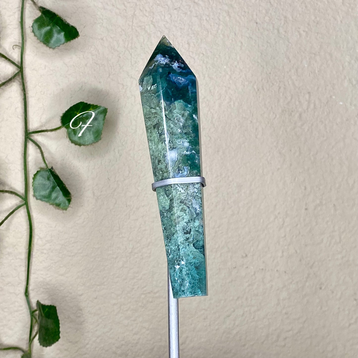 Moss Agate Wands