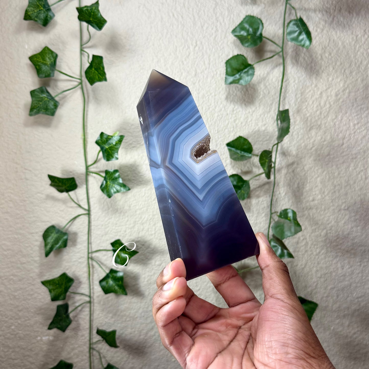 Amethyst Druzy Agate Towers