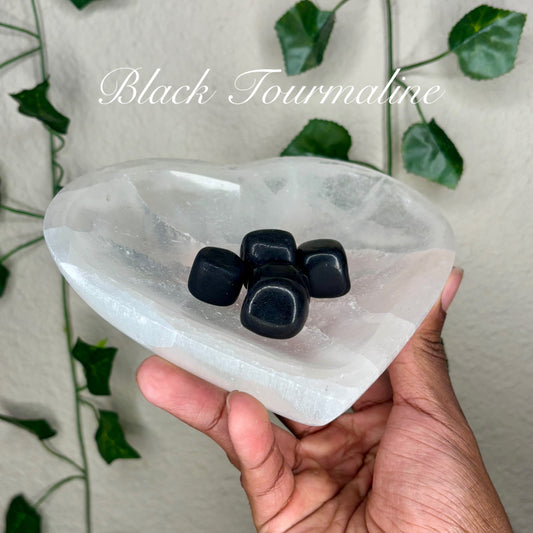 Black Tourmaline Tumbles