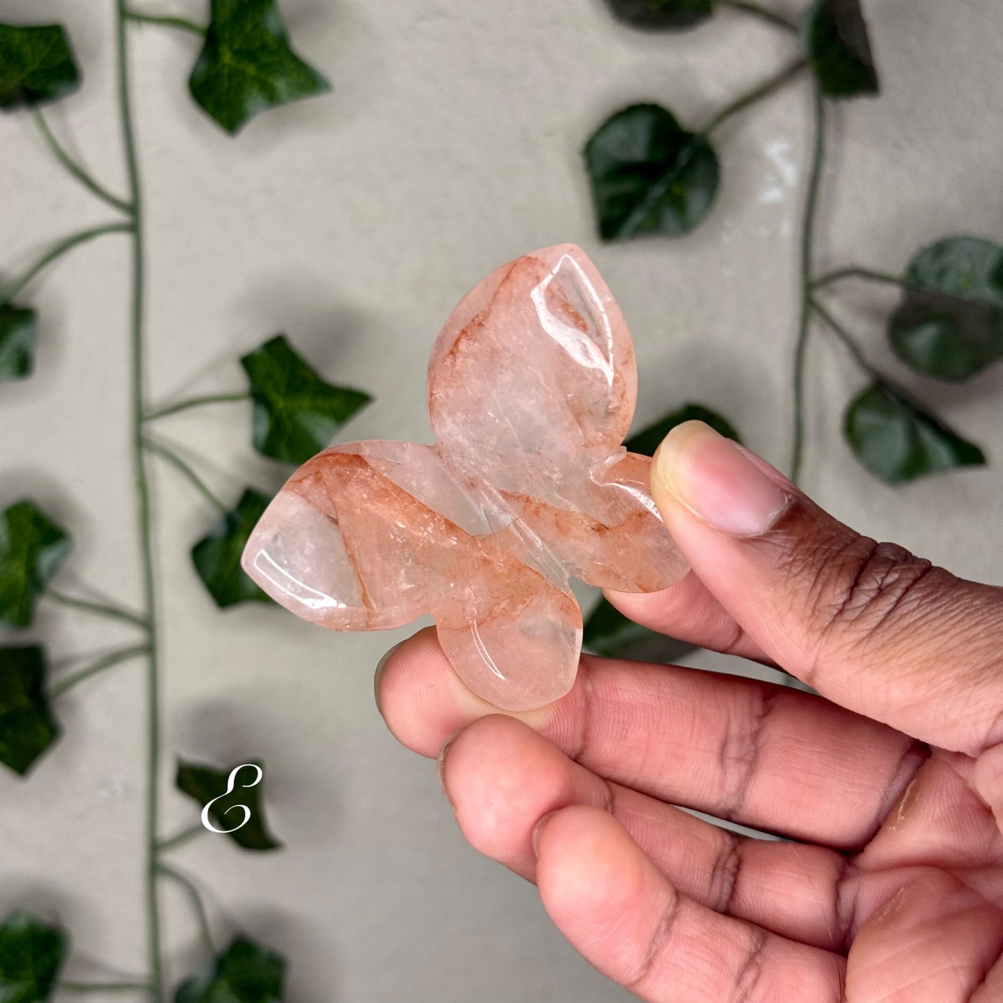 Fire Quartz 3D Butterflies