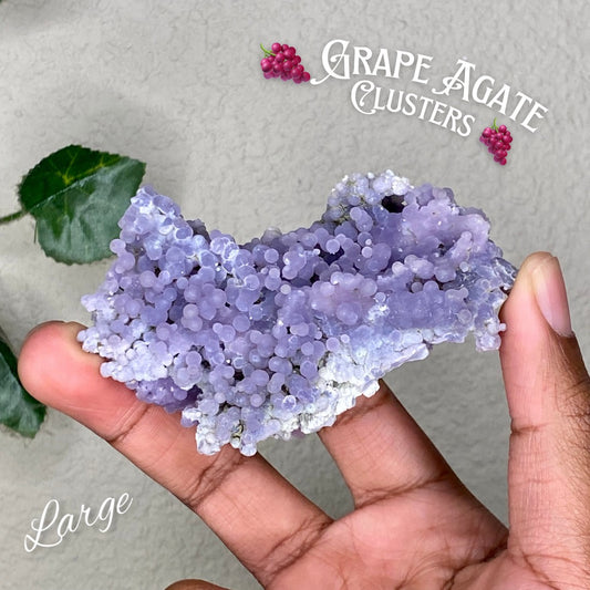 Grape Agate Clusters