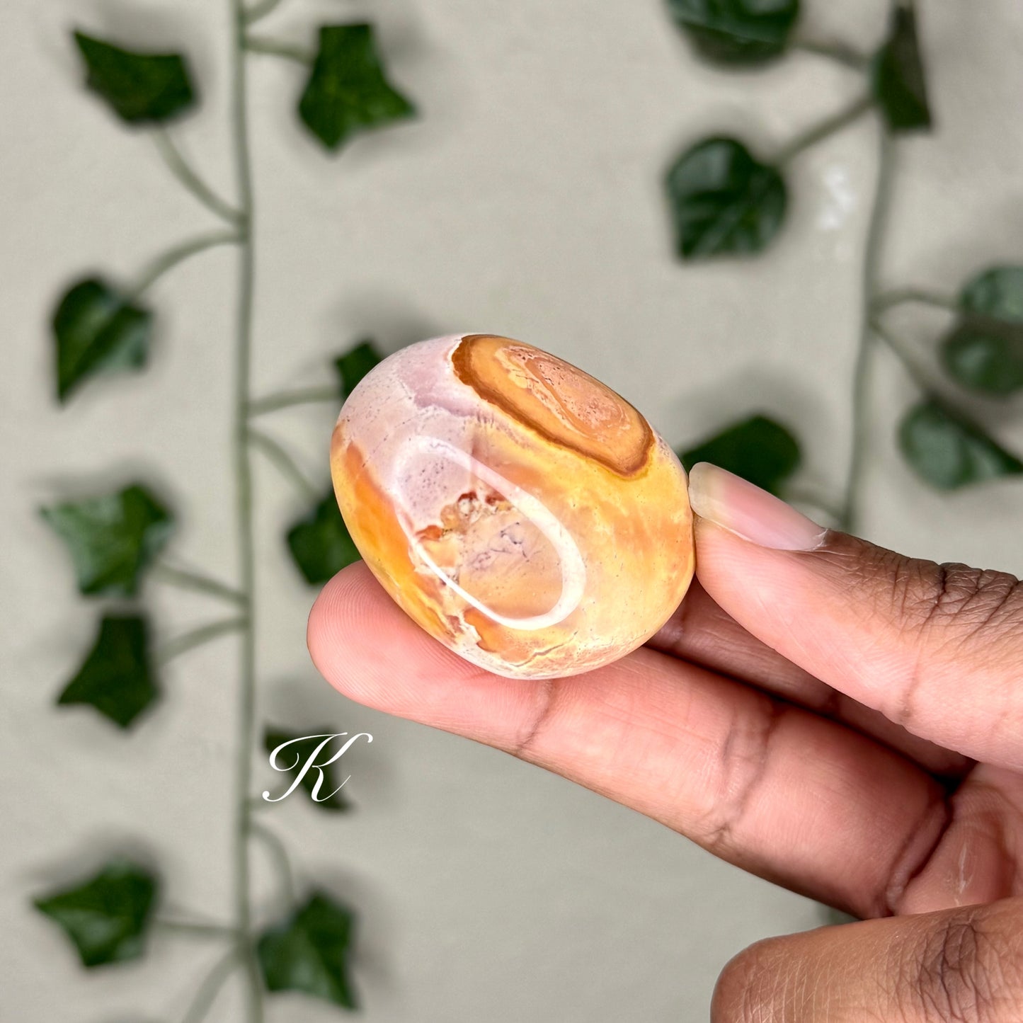 Polychrome Jasper Palm Stones