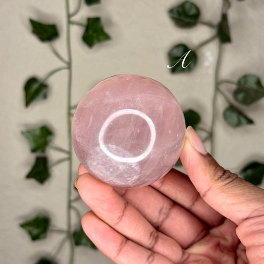 Star Rose Quartz Spheres