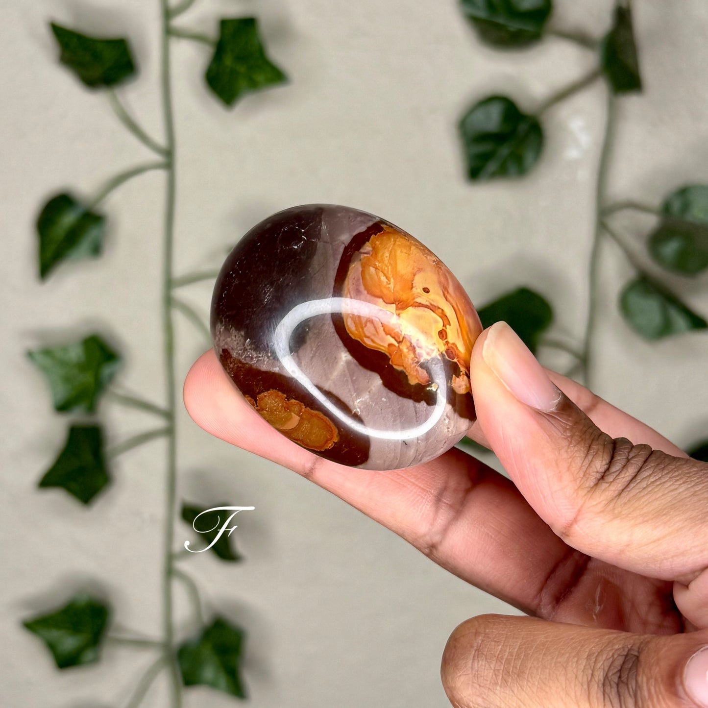Polychrome Jasper Palm Stones
